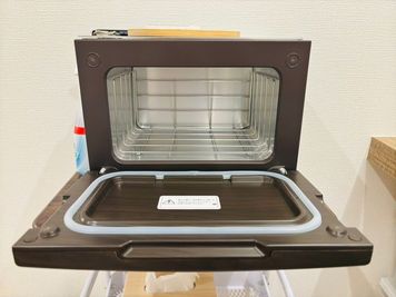 コンパクトでありながら、ハンドタオルで15～17本、フェイスタオルで8～10本と十分な収納力があります。 - 道頓堀ビル（道頓堀ホテル） レンタルサロンの設備の写真