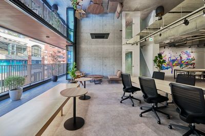 DESIGNITE R.F.YAMAKAWA フリーアドレススペースの室内の写真