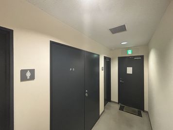 男女別の化粧室 - 茅場町駅前　貸し会議室 貸し会議室の室内の写真