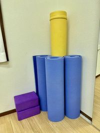 ヨガマット3枚、ヨガブロック2、ストレッチポール1 - レンタルジム＆レンタルスペースFITUP24 レンタルスペース元住吉店の室内の写真
