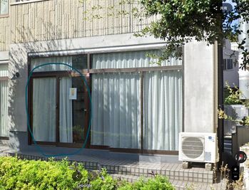 U space / studio 「U 」space/photo studio_牛込柳町の入口の写真