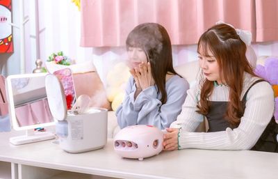 各種マッサージ器など、 健康美容機器も多数ご用意しています。 
※フェイススチーマーは現在ございません - SP515 シェアスぺfiore心斎橋の室内の写真