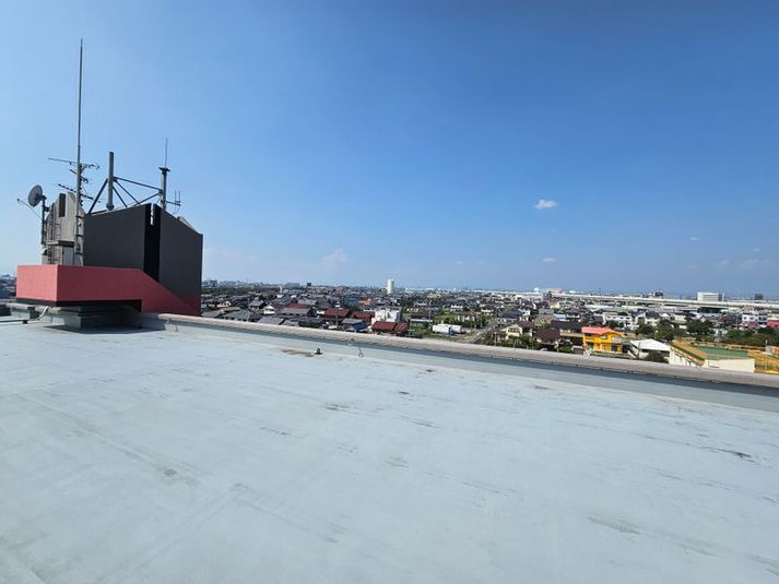 【愛知県 マンション屋上 撮影スポット】絶景360度パノラマ！ - ガーデン山内　6階屋上スペース　バルコニー