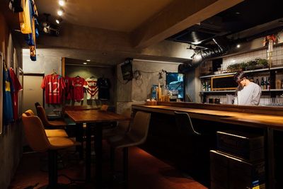 心斎橋sports bar BASE 立地最強！カフェ、バー、カラオケ利用ができるレンタルスペース！の室内の写真
