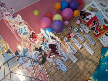 夏はお祭りの装飾♪ - レンタルサロン「hanaCoco」 多目的レンタルスペースの室内の写真