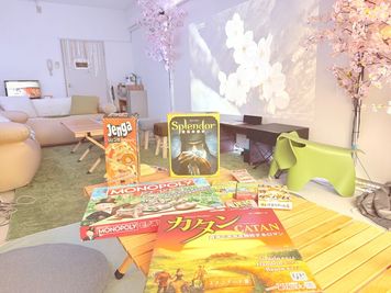 ボードゲーム、結構置いてあります！ - チサンマンション第7新大阪 ファンベース新大阪(funbase新大阪)の室内の写真