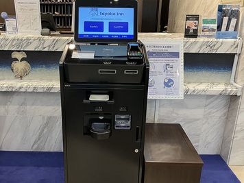 セルフチェックイン機 - 東横INN日本橋三越前A4 エコノミーダブルの設備の写真