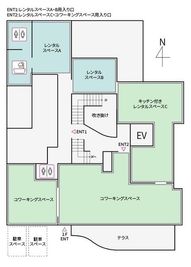 駅チカ・キッチン付き・会議室・個室レンタル室など多目的に使用可能 - Salud　Work