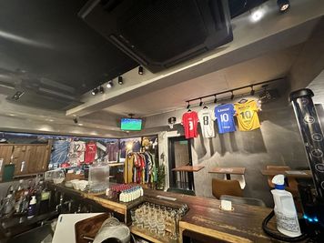 心斎橋sports bar BASE 立地最強！カフェ、バー、カラオケ利用ができるレンタルスペース！の室内の写真