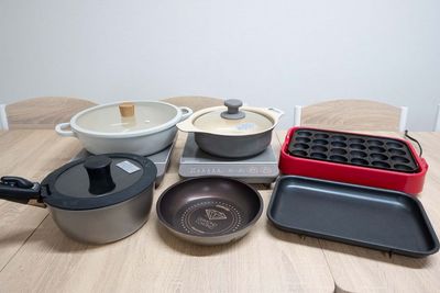 鍋、フライパン、IHコンロ、たこ焼き器 - YOYO大久保 20名着席可能❣️YOYO大久保❣️24H利用可/女子会の設備の写真