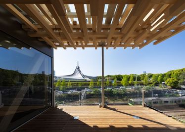 テラスからの景観（国立代々木競技場） - AEAJグリーンテラス 3Fフロアの室内の写真