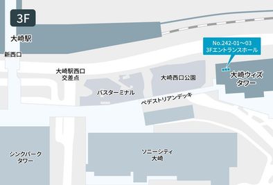 テレキューブ 大崎ウィズタワー 3F 242-03の室内の写真
