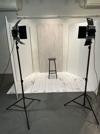 ポートレート
サブロクの化粧板
床材使用 - スタジオALOALO レンタルスタジオALOALOの設備の写真
