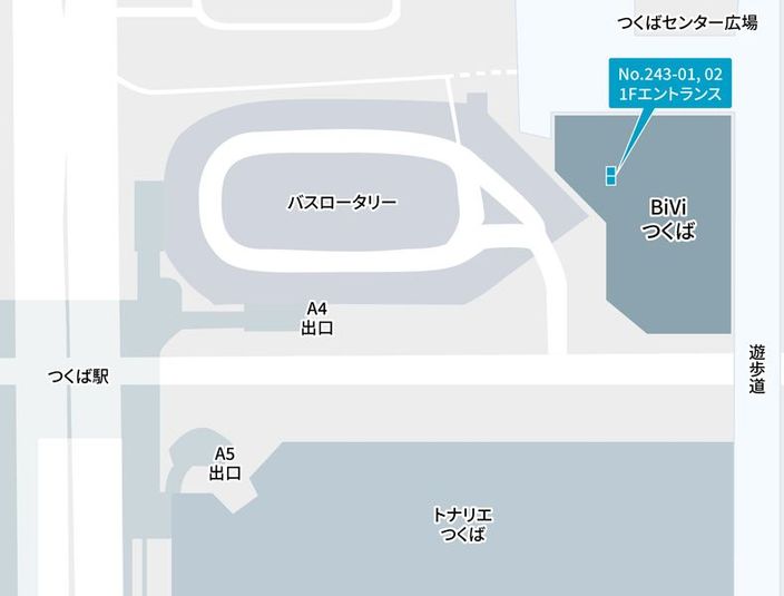 243-01 - テレキューブ BiViつくば 1F