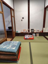 座布団もあります。 - Casa Tocoton（カザトコトン） JR寺田町駅徒歩12分！105年目の古民家の室内の写真