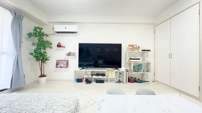 大画面TVを正面からご覧頂けます。 - 【Blume天満】 中崎町駅徒歩4分｜24h｜パーティー [70]の室内の写真