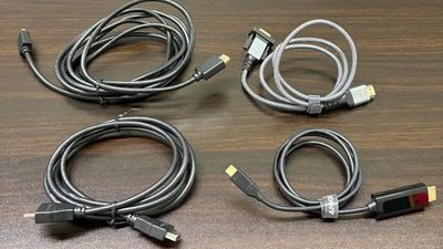 HDMIーHDMIケーブル × 2本、HDMIータイプC ×1本、HDMIーDsub × 1本 - アーテル新大阪の設備の写真