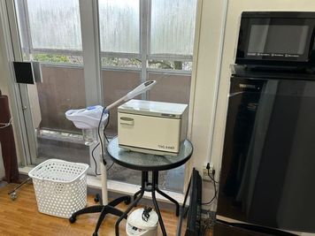 ・備品が充実しています。 - minoriba_静岡紺屋町店 レンタルサロンの設備の写真
