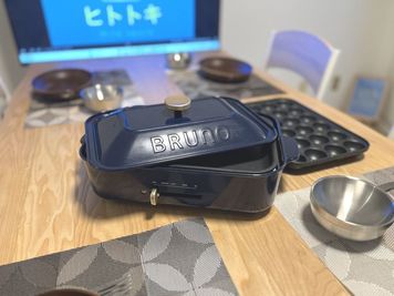 ※オプション
BRUNO(たこ焼き器付) - ヒトトキ三田店 ヒトトキ三田店　24H利用可能なマルチスペース🏠の室内の写真