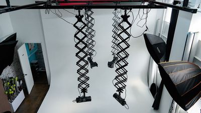 中二階からの視野 - Studio VEAL Kobe 白ホリスタジオ  神戸フォトスタジオ レンタルスタジオ 白ホリスタジオの室内の写真