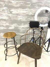 職人さん手塗りの、本物の漆喰壁エリアです！ - フォトスタジオSummerTree新大久保の室内の写真