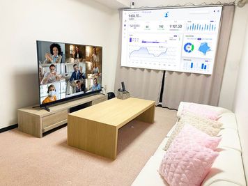 広々したお部屋とサクサクwifiで快適空間 - ルームルーム吉祥寺 ルームルーム会議室 吉祥寺Aの室内の写真