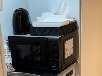 電子レンジ＆ケトルもご利用いただけます★ - Cura salon (クーレサロン)の設備の写真