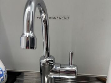 シンク水栓もリニューアル♪ - Cura salon (クーレサロン)の設備の写真