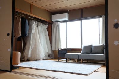 ハート窓前の和室 - フォトスタジオ華色　御所北店 レンタルフォトスタジオ華色　御所北店の室内の写真