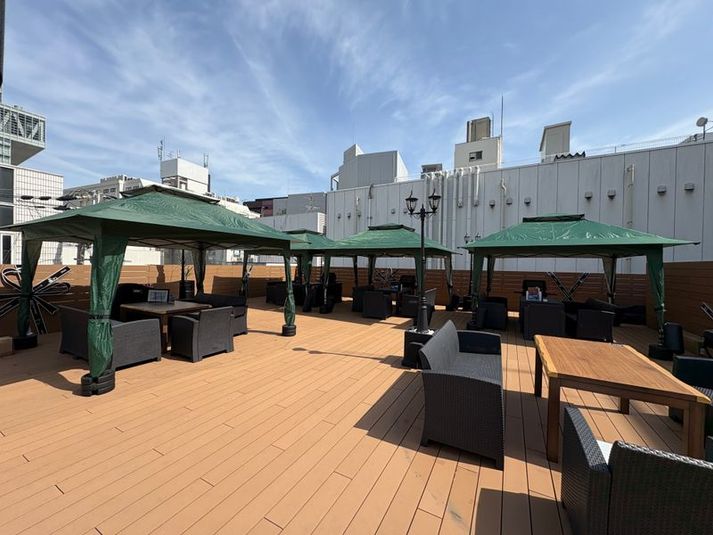 天王寺駅すぐのルーフトップテラス - スーパージャンカラ あべのプレミアム（プレミアムテラス）