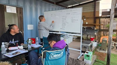 研修風景 - あさひシーサイドコテージ　アウトドア会議室 アウトドア　研修所の室内の写真