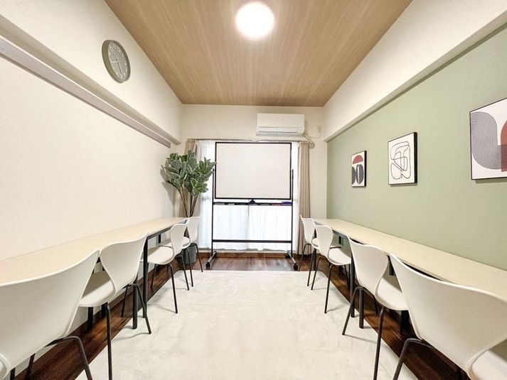 【三島駅徒歩4分】綺麗な完全個室！備品全て無料！貸し会議室三島B - 貸し会議室ユニエル三島