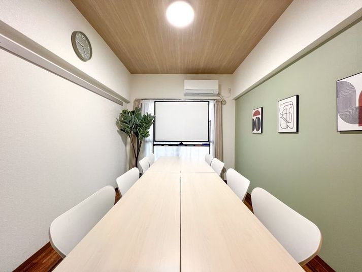 【三島駅徒歩4分】綺麗な完全個室！備品全て無料！貸し会議室三島B - 貸し会議室ユニエル三島