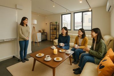4名で利用した場合のイメージ - THEATER三茶 オープン特価✨駅近｜アクセス楽々｜カンタン入室[35]の室内の写真