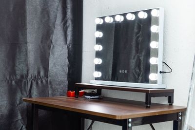 照明付きメイク台 - レンタルスタジオキッカ レンタルスタジオキッカ 白ホリスタジオの設備の写真