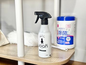 除菌スプレーや除菌シートで感染症対策にご利用ください。 - nuage 宇都宮 nuage 宇都宮 🌸オープン記念セール実施中🌸の設備の写真