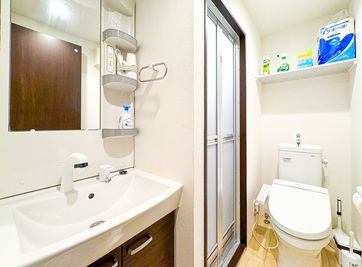 独立洗面台・トイレ - 【Party北千住】 北千住駅徒歩5分｜6名利用｜24h｜パーティー [71]の室内の写真