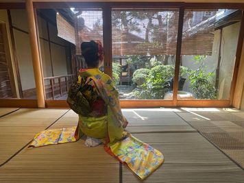 恬淡寮の室内の写真