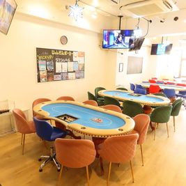 じゃんけんポーカー水道橋店 テーブル・チップ・トランプ完備のレンタルスペースの室内の写真
