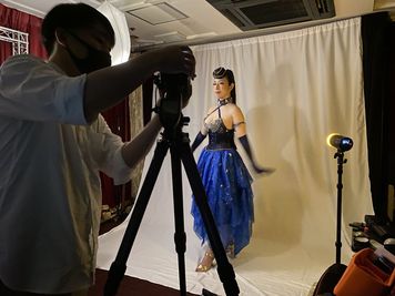 白・黒の背景布あり - リトルキャバレーAFTER PARTY TOKYO 撮影・イベントスペースの設備の写真