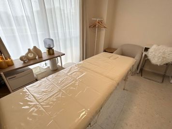 防水ビニールシーツ - レンタルサロンPixel柏の設備の写真