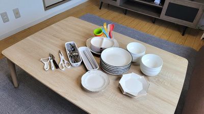食器、6人分あります。 - 京都市役所前 まるちゃんの部屋303号室【おうちスペース】の室内の写真