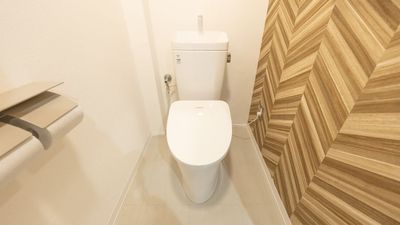 トイレも新品にリニューアル。清潔で気持ちいい。 - ひろこばぁちゃんのスペース心斎橋店の設備の写真