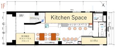 Tokyo Guesthouse HIVE Cafe＆Bar HIVEの室内の写真