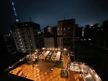 浅草スカイガーデン　屋上 浅草スカイガーデン屋上の室内の写真