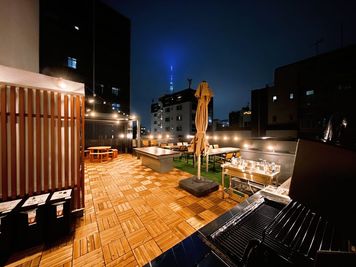 【浅草×浅草寺】浅草駅10分🚶‍♂️絶景イベントBBQ会場🍷スカイツリー&隅田川花火大会🎆15名対応👬撮影/ロケ - 浅草スカイガーデン　屋上