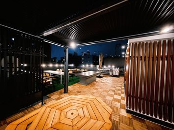 浅草スカイガーデン　屋上 浅草スカイガーデン屋上の室内の写真