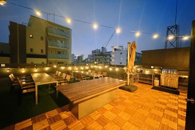 浅草スカイガーデン　屋上 浅草スカイガーデン屋上の室内の写真