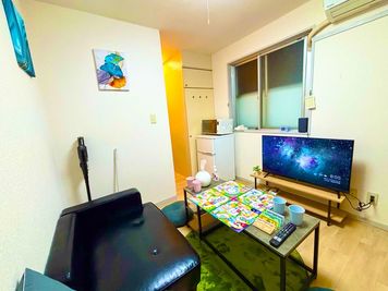 4人掛けのソファはオットマンとしての利用やソファベットにもなります☘️ - グリーンルーム　国立 ☘️グリーンルーム国立☘️の室内の写真