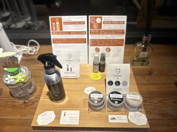 当店オリジナルフレグランス類のサンプル品があります。 - BasisPoint 新橋銀座口店 【10名会議室RoomB】新橋銀座口エリアのその他の写真